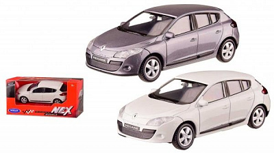 Автомодель Welly 1:43 Renault Megane в ассортименте 44020CW
