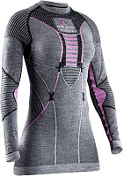 Термореглан X-Bionic Apani 4.0 Merino Shirt Round Neck Long Sleeves Women AP-WT06W19W-B343 S серый