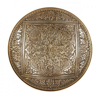 Конфетница медная декоративная 15 см 2007