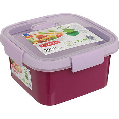 Контейнер із кришкою To Go lunch Kit 1,1 л фіолетовий Curver