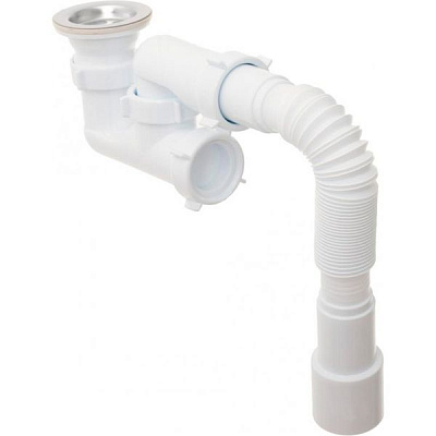 Сифон для поддона Water House сетка, гибкая труба 40 * 50 D-02