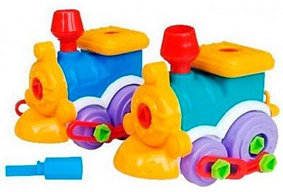 Конструктор Colorplast скрутка Потяг