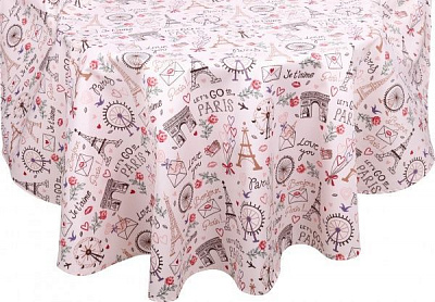 Скатертина Paris кругла d145 La Nuit