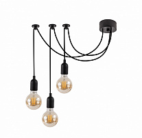 Люстра стельова LIGHT SET TERNAVA EC 203 3xE27 чорний