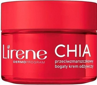Крем для обличчя день-ніч Lirene проти зморшок Чіа поживний SUPERFOOD 50 мл