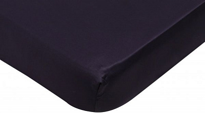Простынь на резинке Exclusive Solid 180x200 см черный La Nuit 