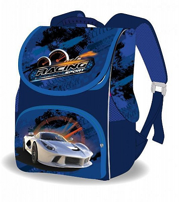 Рюкзак каркасный ортопедический Спорткар 33x26x16 см