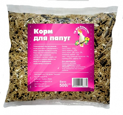 Корм Мій Пухнастик для попугаев 500 г