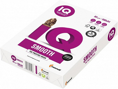 Папір офісний Mondi A4 80 г/м IQ Smooth білий