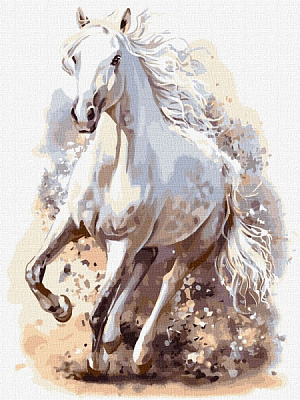 Картина по номерам Изящная мощь 30х40 см Идейка 