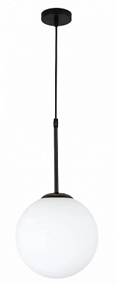 Світильник підвісний Геотон MILK-1P 1x40 Вт E27 чорно-білий 49657