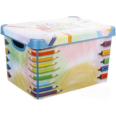 Ящик для вещей Back to School 41x30x24 см