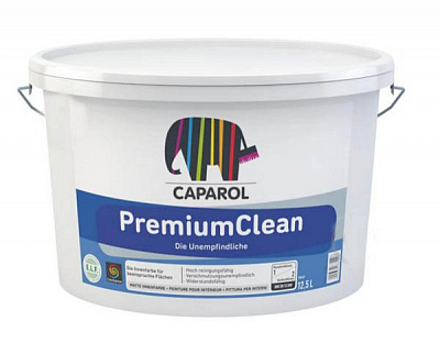 Фарба Caparol PremiumClean В1 мат білий 12,5л