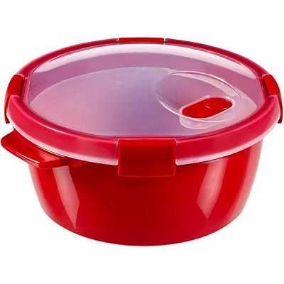 Контейнер с крышкой Microwave Steamer 1,6 л красный Curver