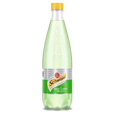 Безалкогольный напиток Schweppes сильногазированный Classic Mojito 0,75 л 
