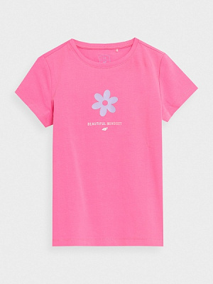 Футболка 4F TSHIRT F1023 4FJSS23TTSHF1023-55N р.146 рожевий
