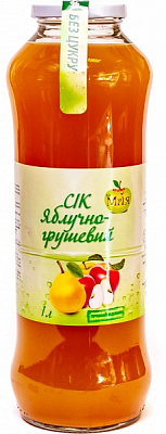 Сок Нова Мрія яблучно-грушевый 1 л 