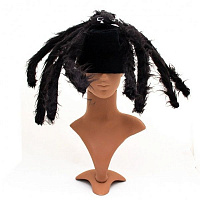 Карнавальний капелюх Девілон Павук, 29х37 см чорний