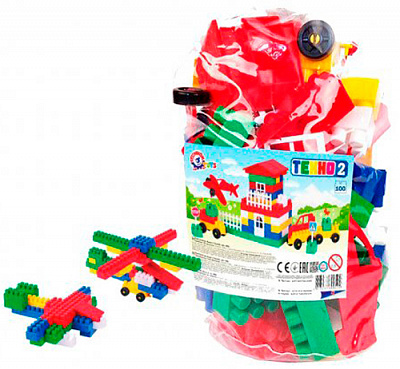 Конструктор ТехноК 100 элементов 0502