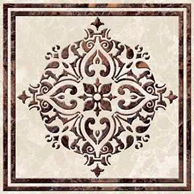 Бордюр Golden Tile Вулкано бежевий Д11321 93x93 мм