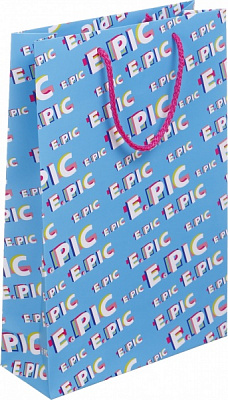 Пакет подарунковий середній вертикальний Епік 360x240x90 мм