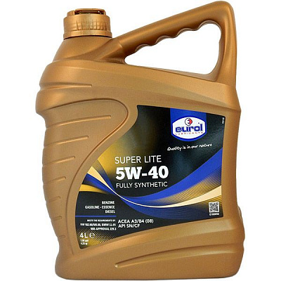 Моторне мастило Eurol SUPER LITE 5W-40 5W-40 4 л
