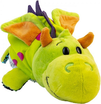 М'яка іграшка ZooPrяtki з паєтками 2 в 1 Єдиноріг-Дракон 30 см 515IT-ZPR