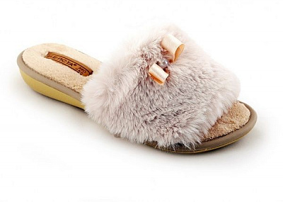 Взуття домашнє БЕЛСТА Хутро р. 39 срібний 87-2/075