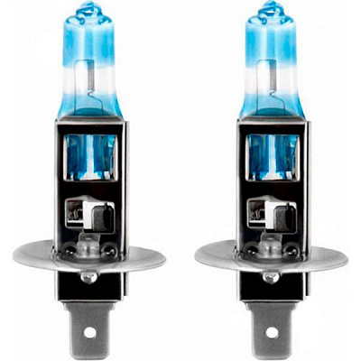 Лампа галогенная Brevia 12010MPS Max Power+100% H1 P14.5s 12 В 55 Вт 2 шт