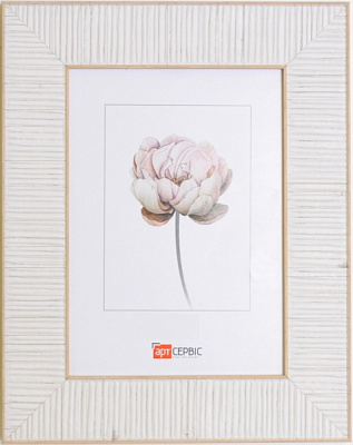 Рамка для фото Арт-Сервіс ЕА-01844 1 фото 21х30 см білий із золотистим