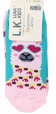Носки детские унисекс Luna Kids Лама р. 20–22 разноцветный