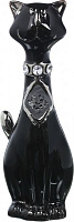 Статуетка Чорний кіт у стильній краватці HY21095-1
