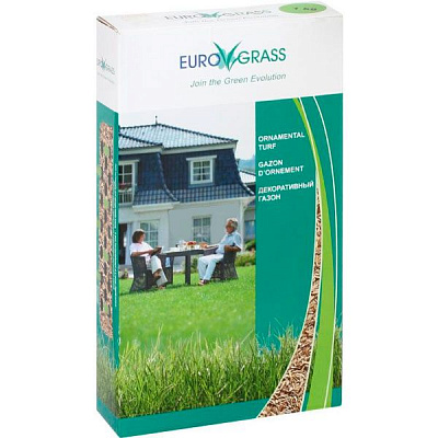 Семена Euro Grass газонная трава Ornamental коробка 1 кг