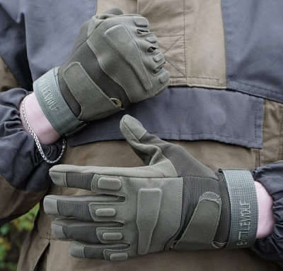 Перчатки тактические полнопалые XL