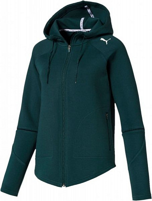 Джемпер Puma Evostripe Move Hooded Jacket 85418430 р. S зелений