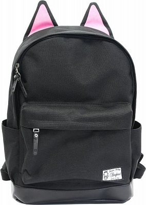 Рюкзак с ушками черный