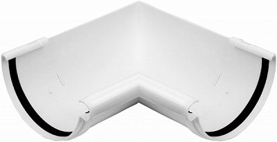 Кут внутрішній RoofOK 90° 120 мм білий