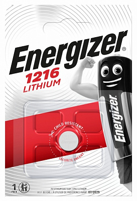 Батарейка Energizer Lithium CR 1216 1 шт. (E300843603) 