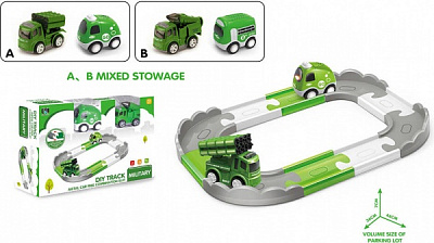 Ігровий набір Shantou Автомобілі з треком зі світловими та звуковими ефектами OTC0873479