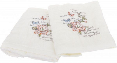 Набір рушників Sping flowers 40x70 см молочний La Nuit