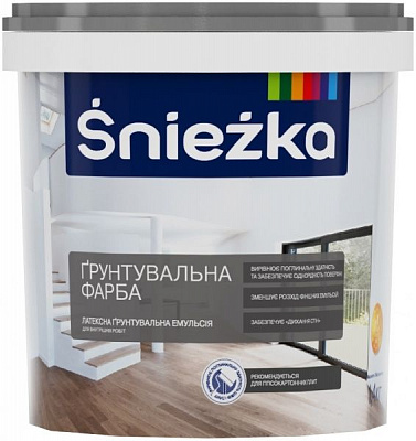 Грунтовочная краска Sniezka белый 1л 1,4кг