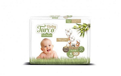 Подгузники Baby Turco Maxi 8-14 кг 30 шт.