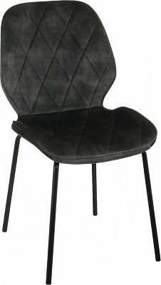 Стул Layne 45х55х82 см бархат UF912-04B зеленый / черный