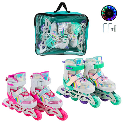 Роликовые коньки Shantou Extreme Motion M RL25431 р. 34-37 в ассортименте