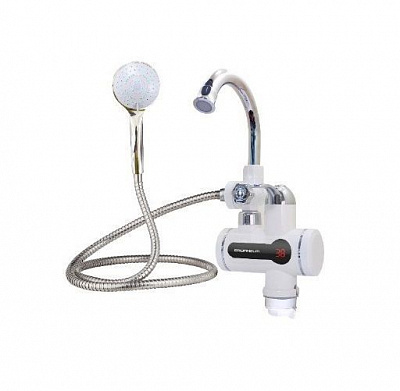 Електроводонагрівач проточний Grunhelm EWH-1X-3FSH-LED