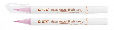 Маркер акварельный STA кисточка AQUA NATURAL BRUSH STA3700-12 светло-розовый 