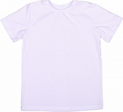 Футболка унисекс Luna Kids р.128 белый 
