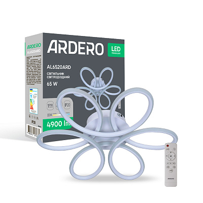 Люстра светодиодная ARDERO Luce 6xLED-модуль белый AL6520ARD LUCE