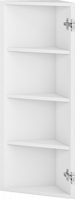 Шафа верхня кутова 300x927x300 мм білий