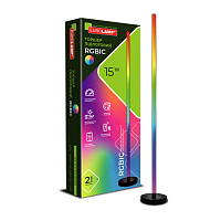 Торшер Eurolamp без цоколя зеленый LED-FLD-15W(RGB)B
